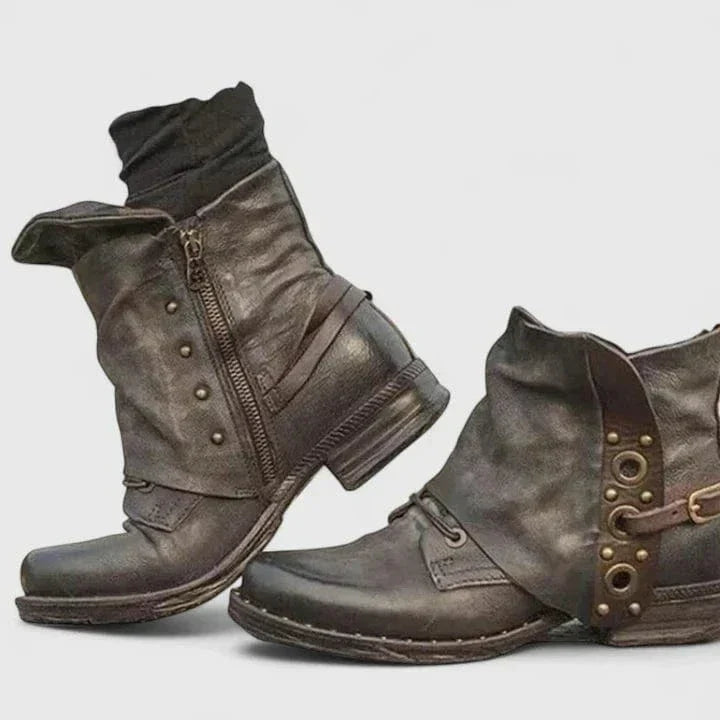 Willa | Women's Distressed Leather Ankle Boot