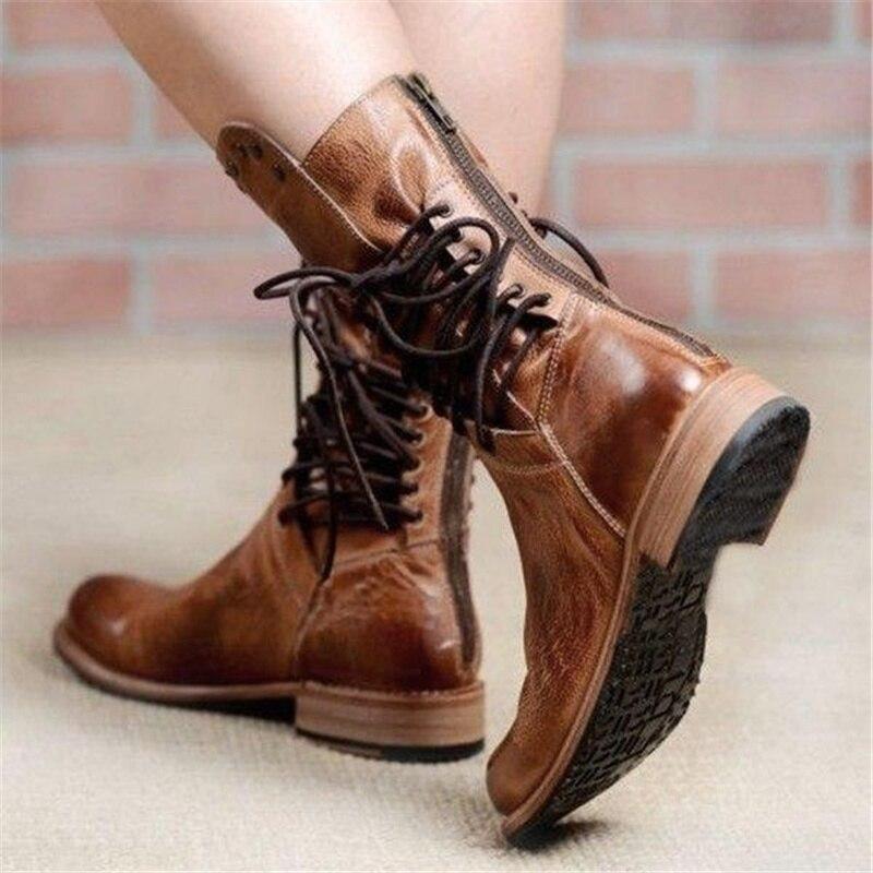 Venetia | Lace-Up Ankle Boot with Western Detail
