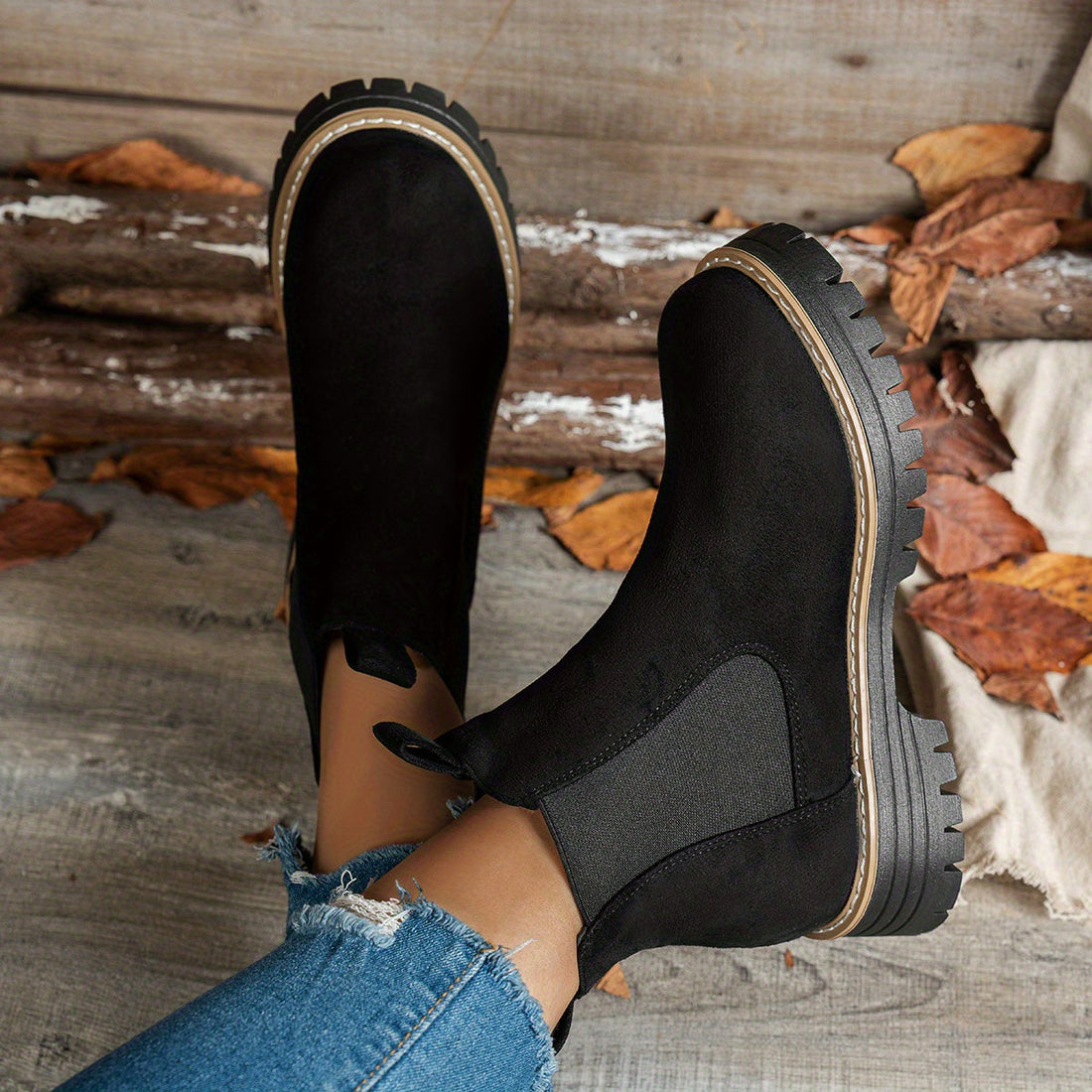 Mehetabel | Women's Chelsea Platform Ankle Boots