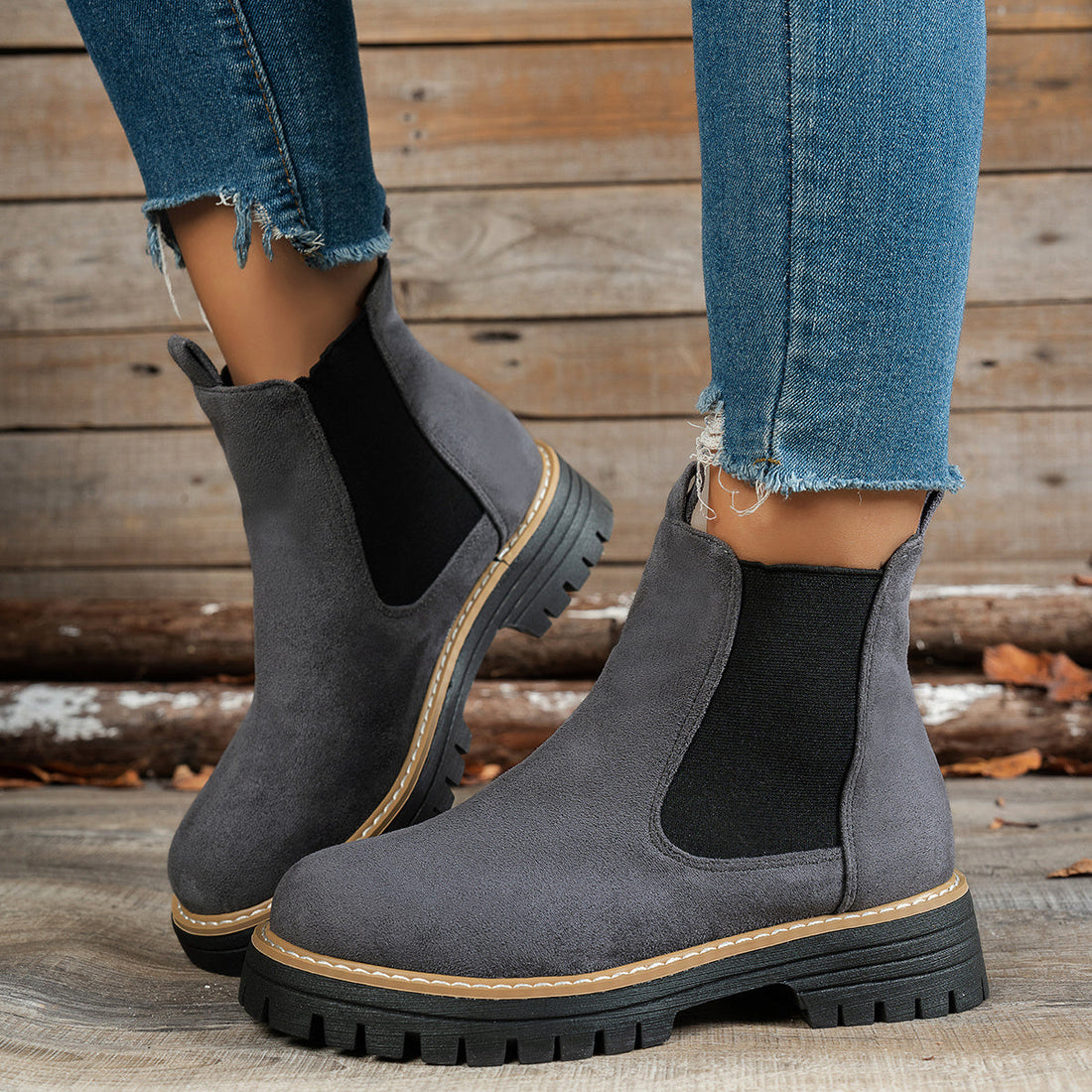 Mehetabel | Women's Chelsea Platform Ankle Boots