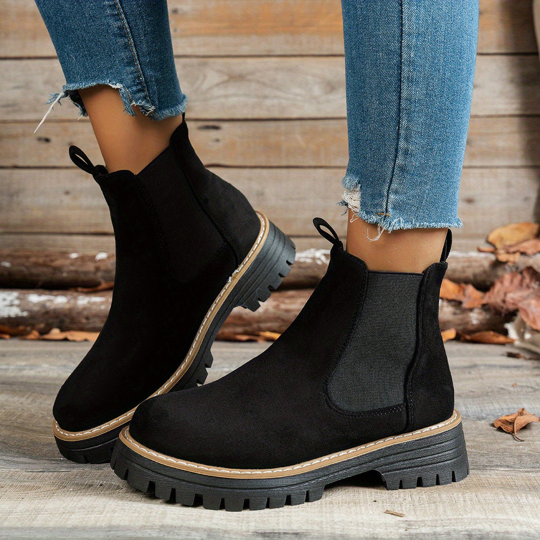 Mehetabel | Women's Chelsea Platform Ankle Boots