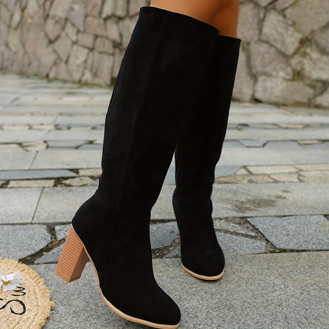 Walburga | Women's Wide Calf Western Cowboy Knee-High Boots