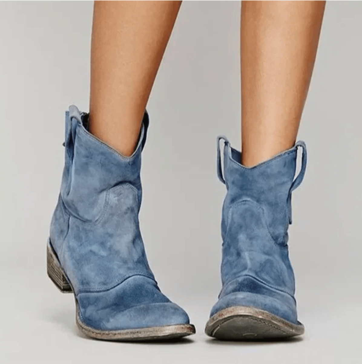 Tarian | Women's Suede Western Ankle Boots