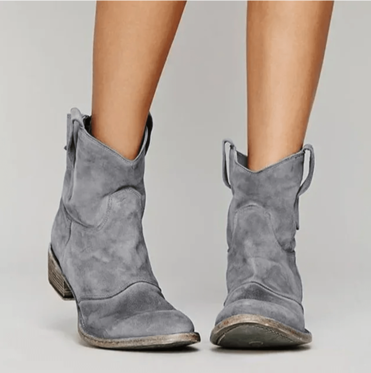 Tarian | Women's Suede Western Ankle Boots