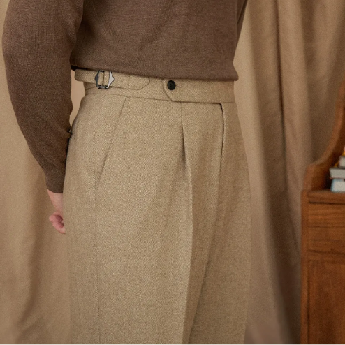 Margaux | Women's Pleated Wide-Leg Trousers
