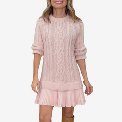 Rainne | Women's Cable Knit Sweater Dress