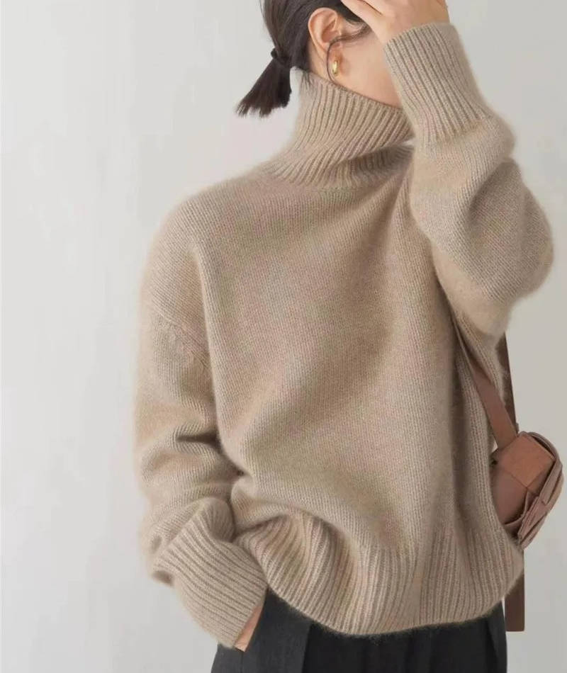 Cassia | Women's Cashmere Turtleneck Sweater