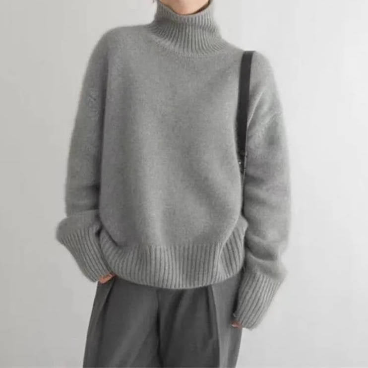 Cassia | Women's Cashmere Turtleneck Sweater