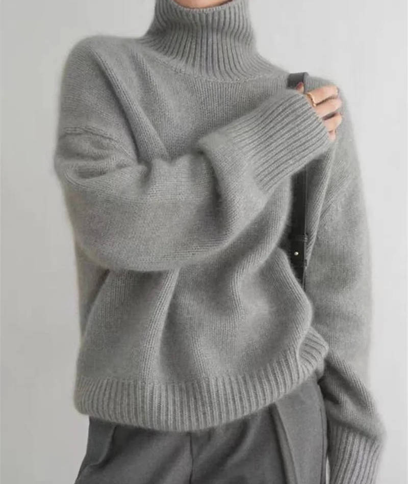 Cassia | Women's Cashmere Turtleneck Sweater