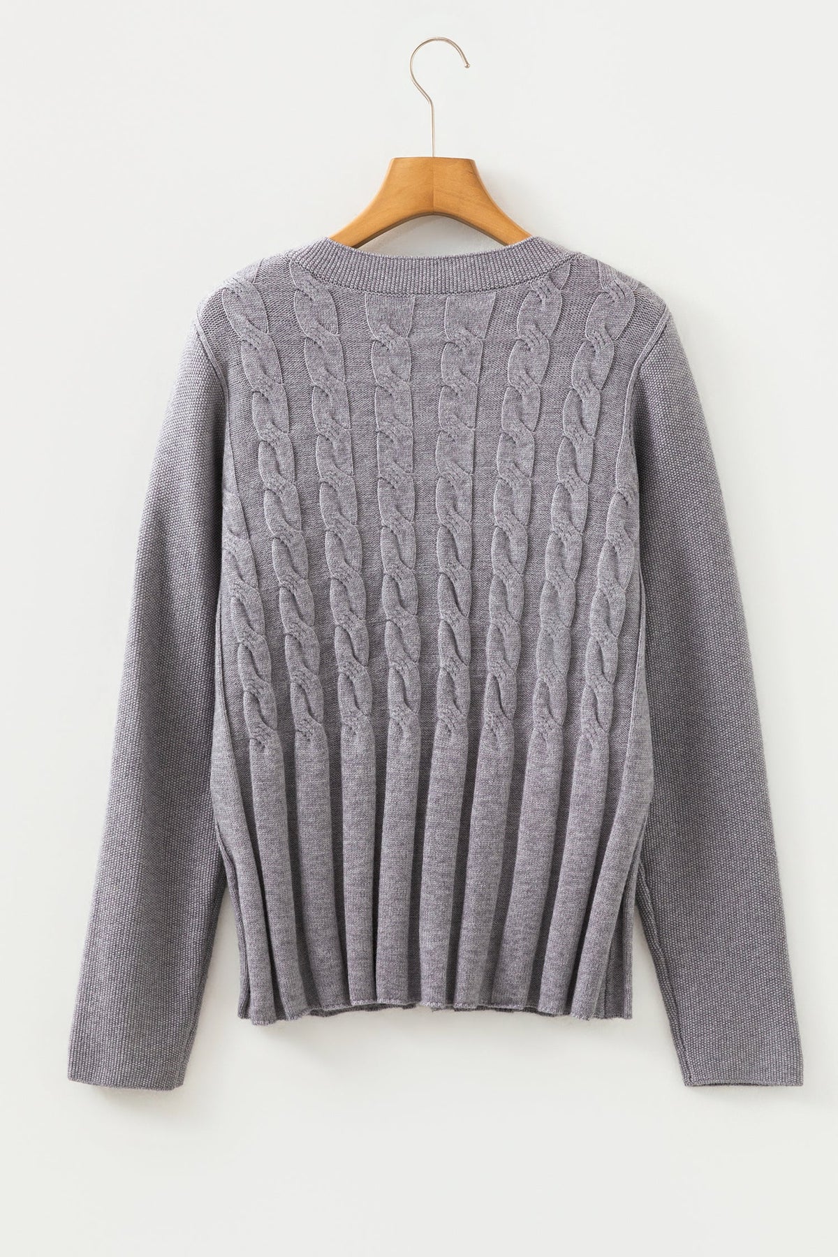 Marianne | Women's Cable Knit Long Cardigan Sweater