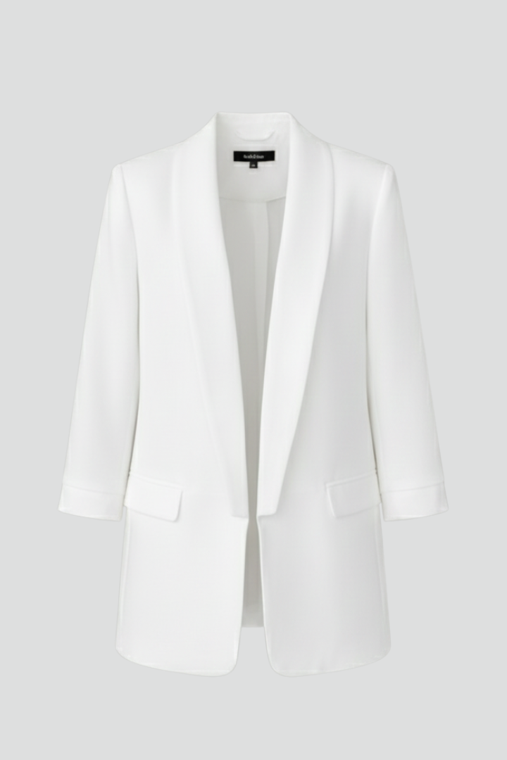 Elysia | Fitted Wrap Collar Blazer