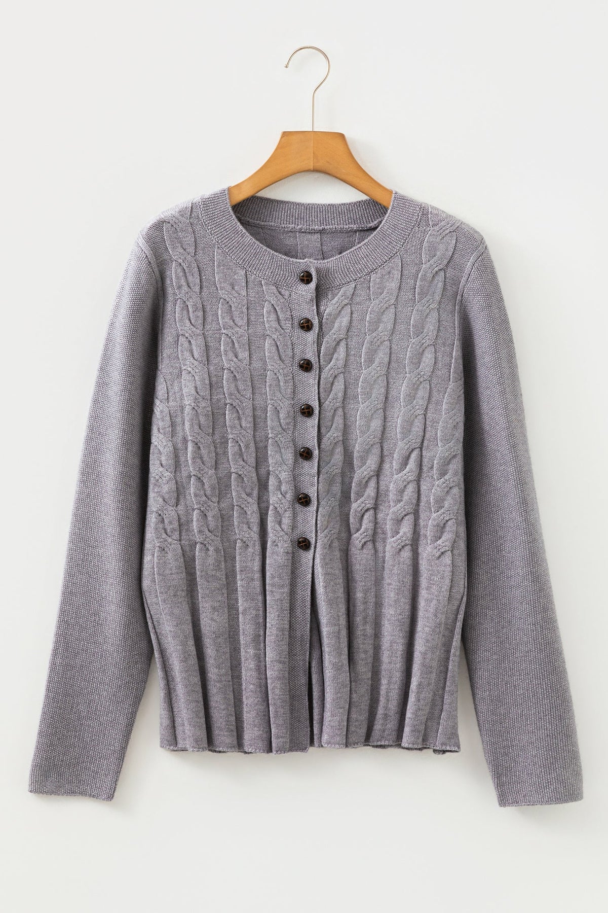 Marianne | Women's Cable Knit Long Cardigan Sweater
