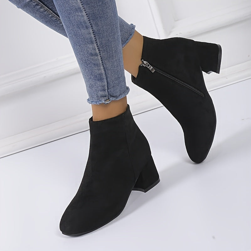 Alcyone | Women's Chelsea Ankle Boot with Block Heel