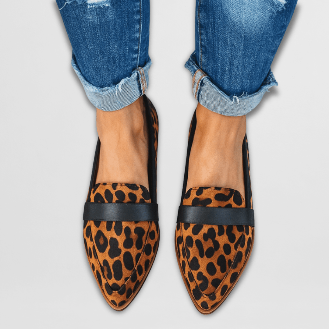 Fiona | Women's Pointed Toe Slip-On Flat Loafer
