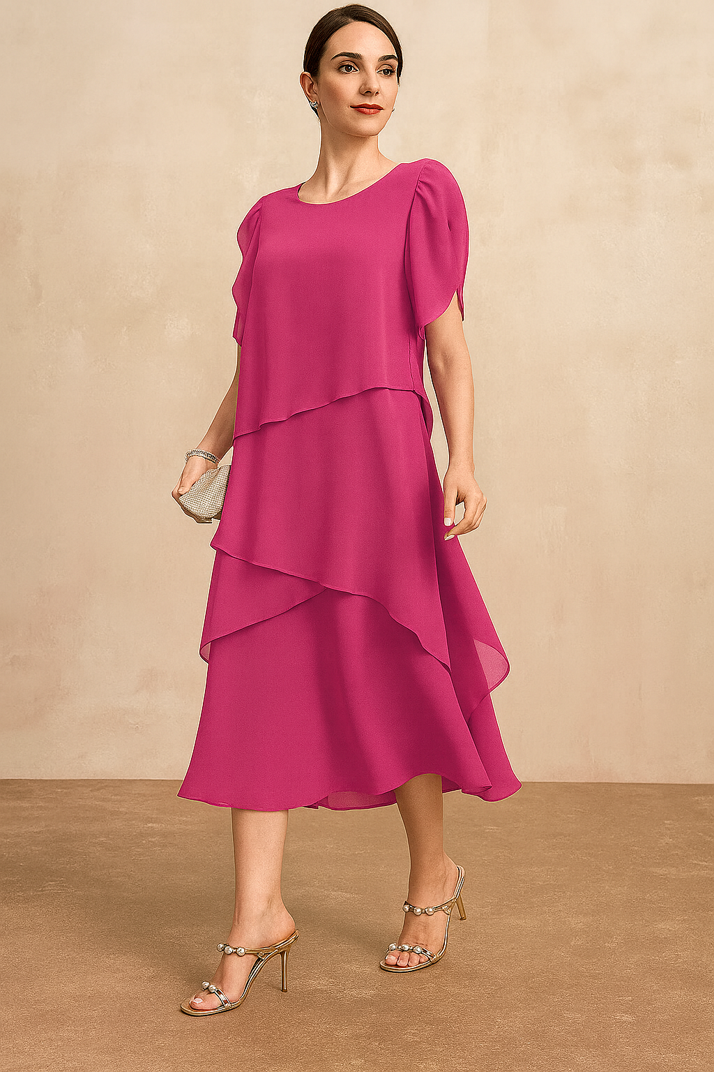 Jean | Classic Chiffon Dress