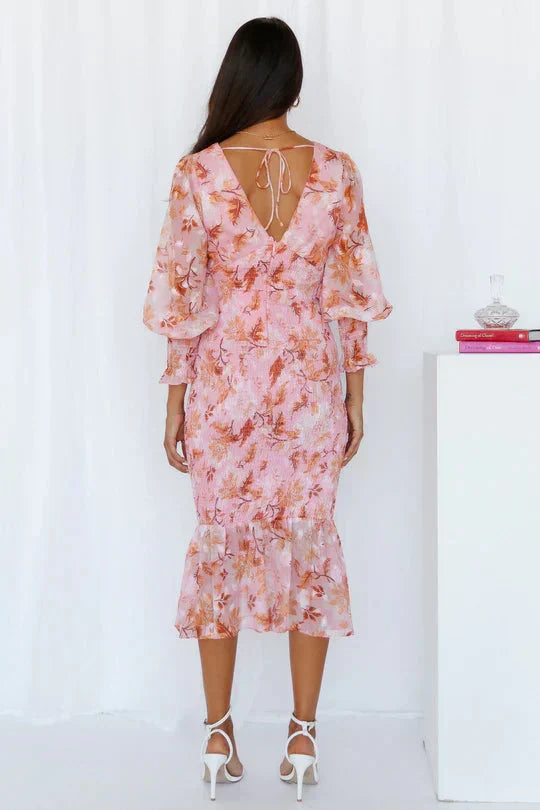 Julia | Wedding Guest Floral Dress Evening