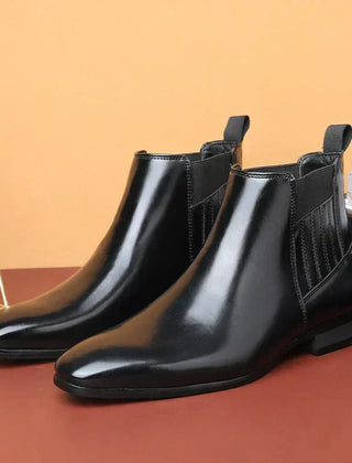 Edwina | Women's Chelsea Ankle Boot in Dark Brown