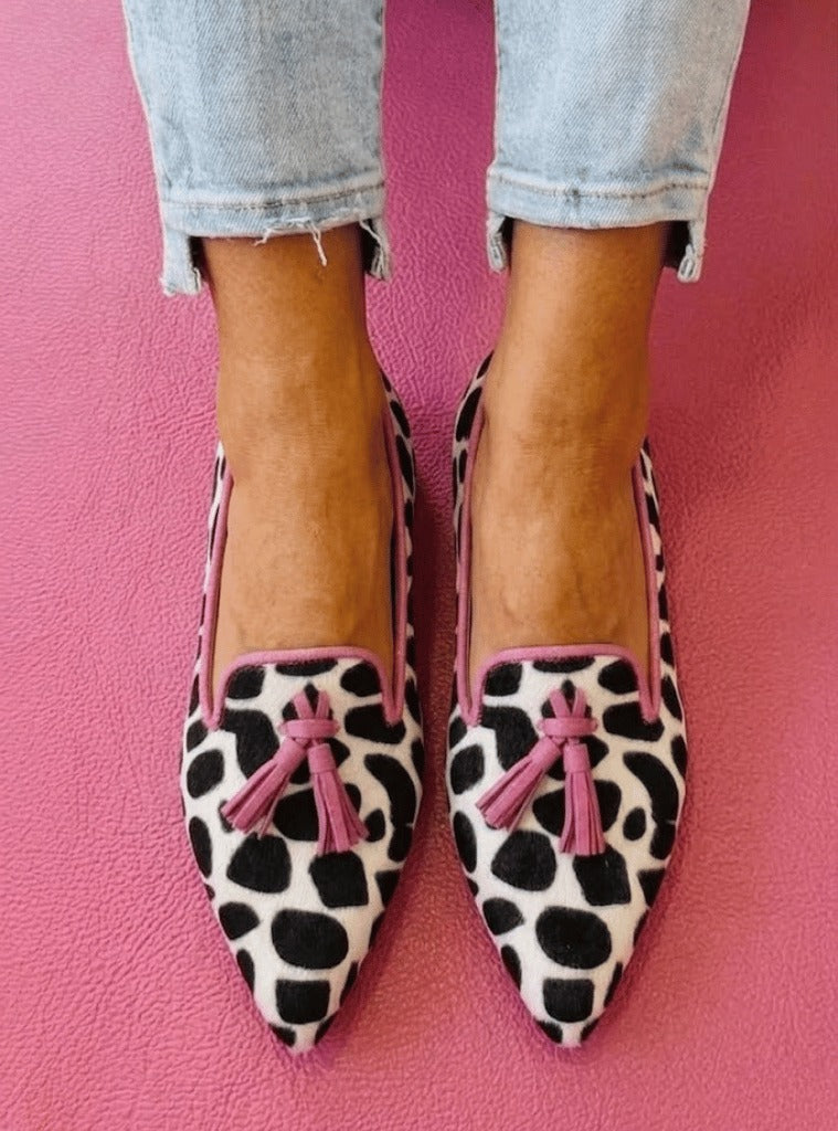 Miranda | Pointed Toe Tassel Loafers