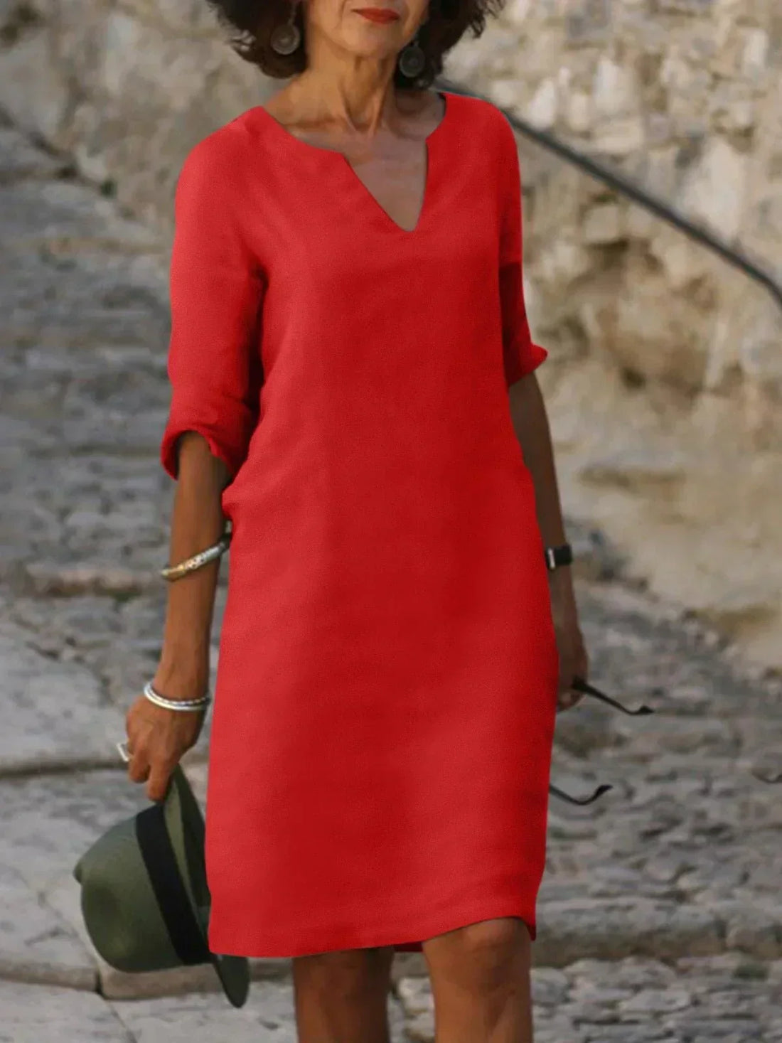 Skylar | Elegant Dress with V-Neck