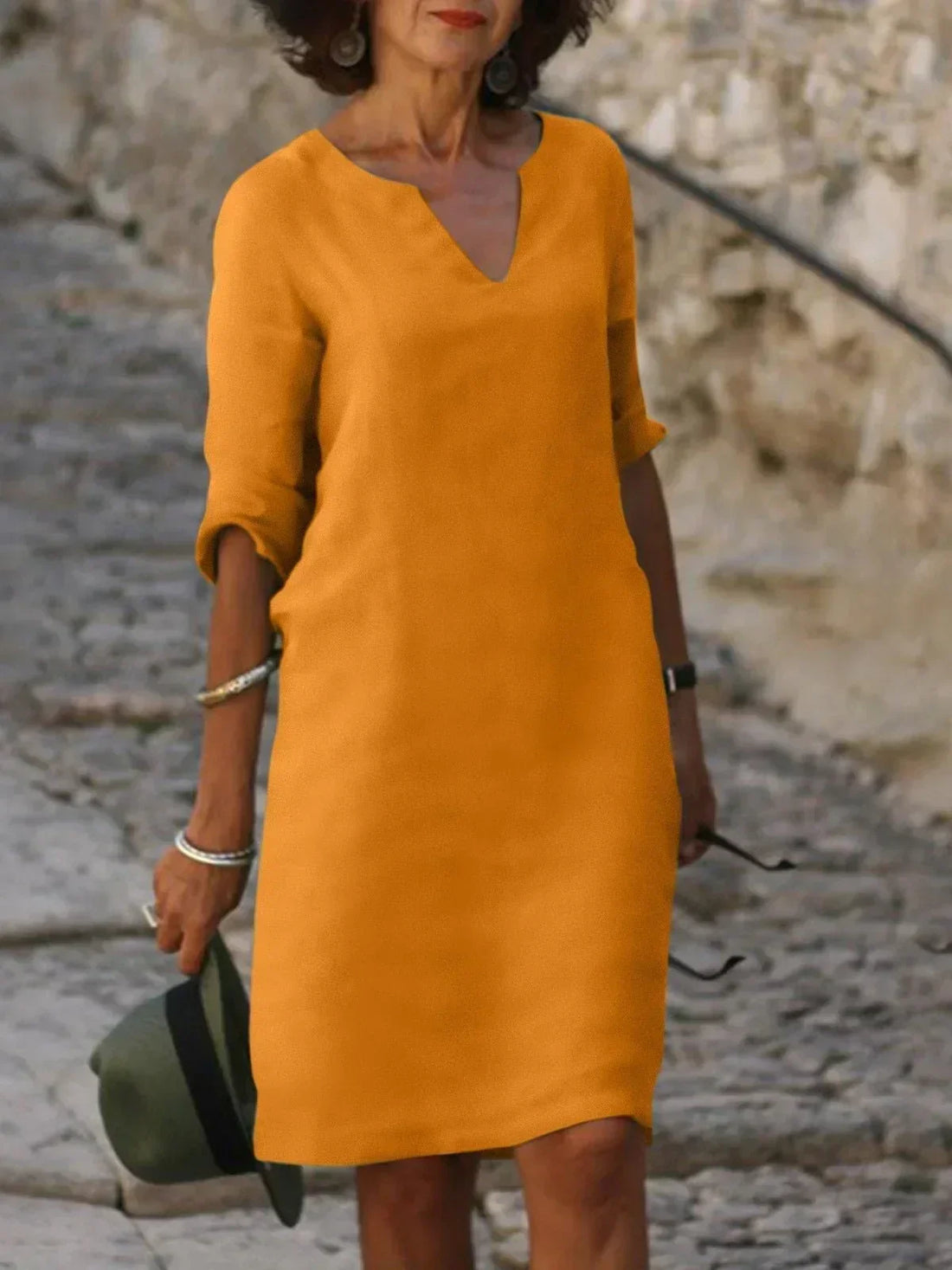 Skylar | Elegant Dress with V-Neck
