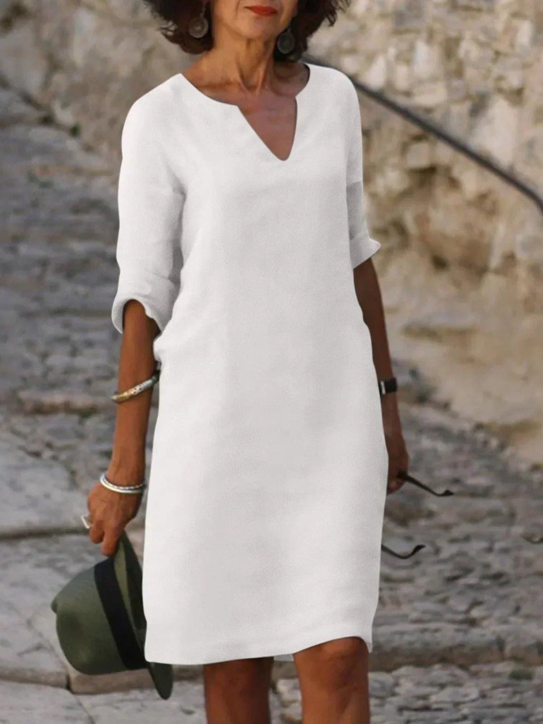 Skylar | Elegant Dress with V-Neck