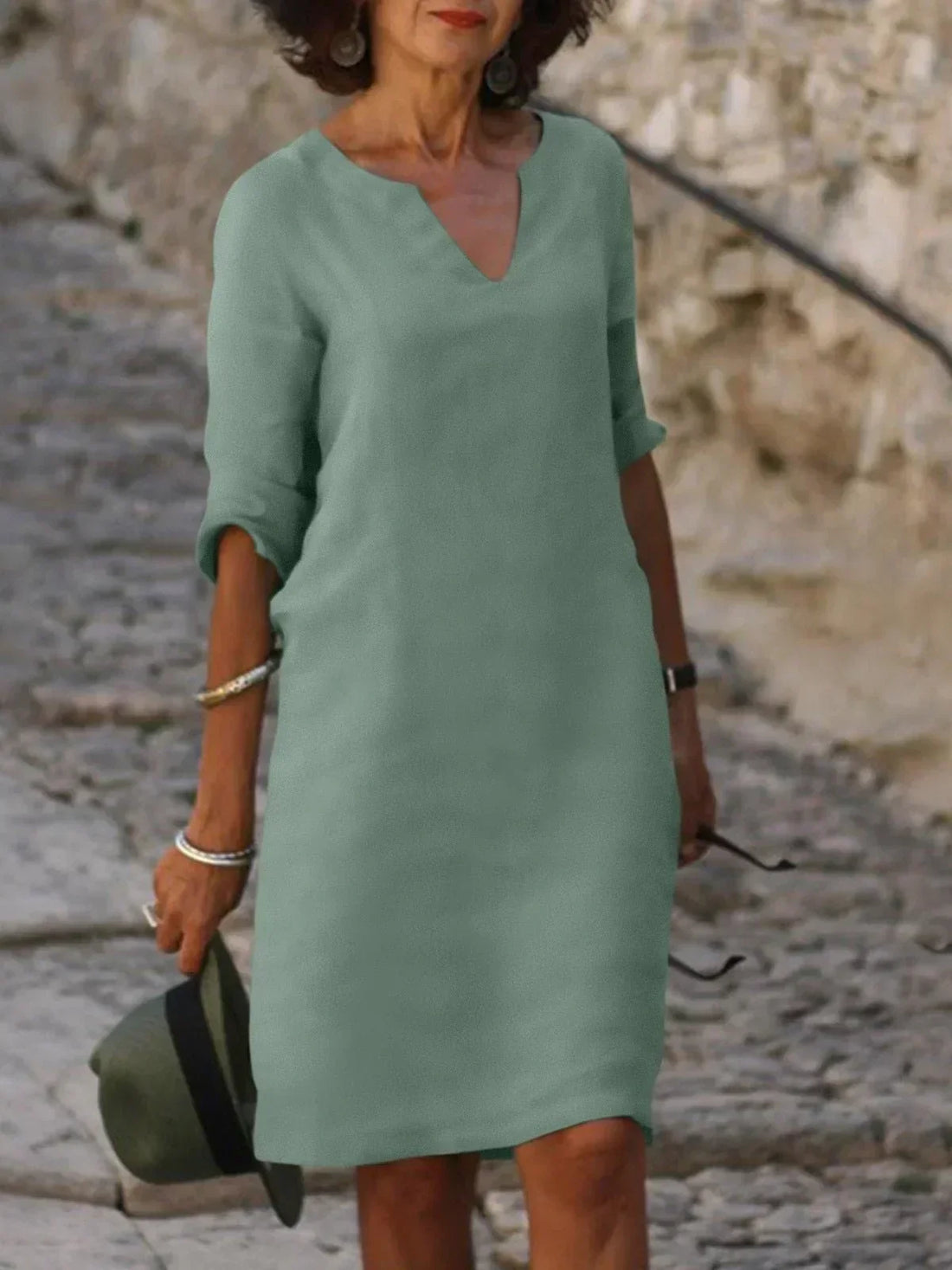 Skylar | Elegant Dress with V-Neck
