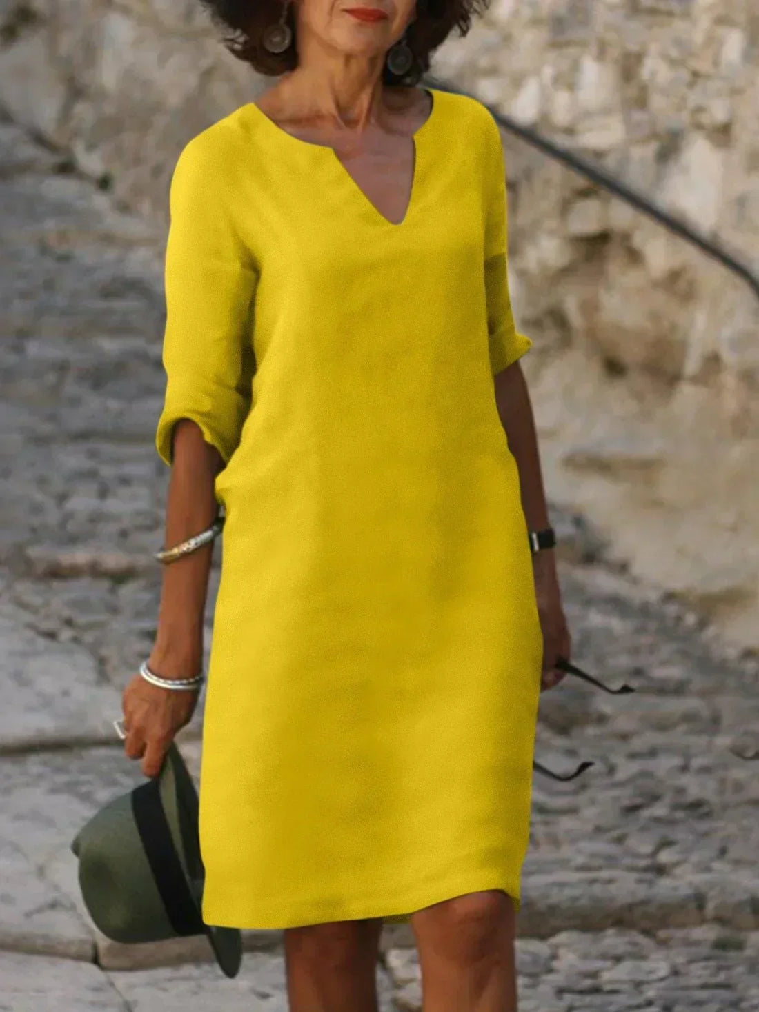Skylar | Elegant Dress with V-Neck