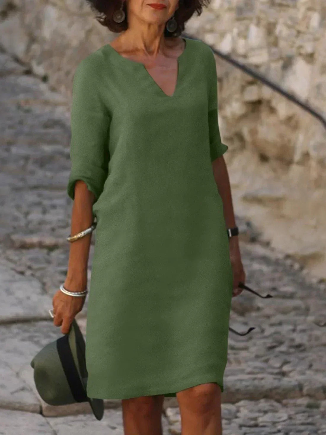 Skylar | Elegant Dress with V-Neck