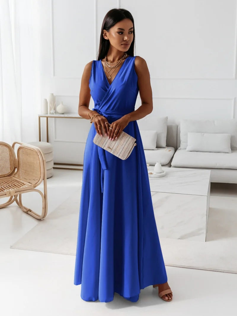 Sorenza | V-Neck Wrap Maxi Dress