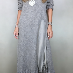 Saoirse | Women's Knit Sweater Dress Long Sleeve Midi