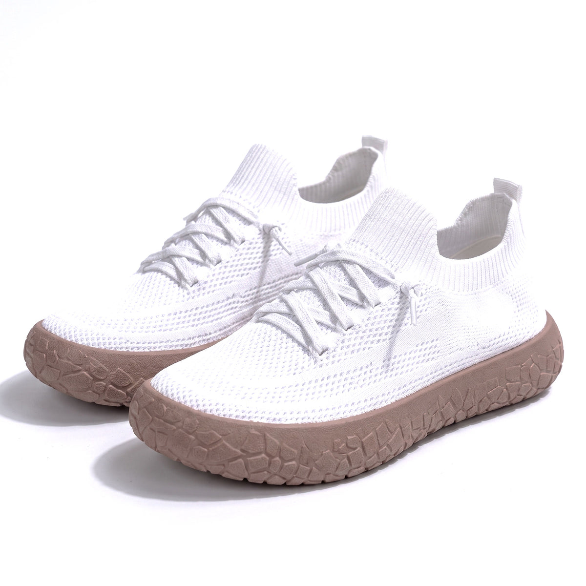 Opal Women's Knit Mesh Slip-On Sneakers in white