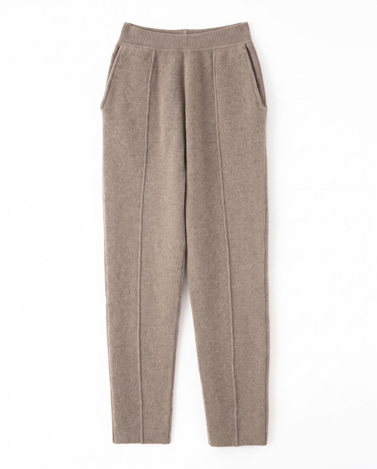 Juliet-Delia Women's Tapered Wide-Leg Knit Trousers