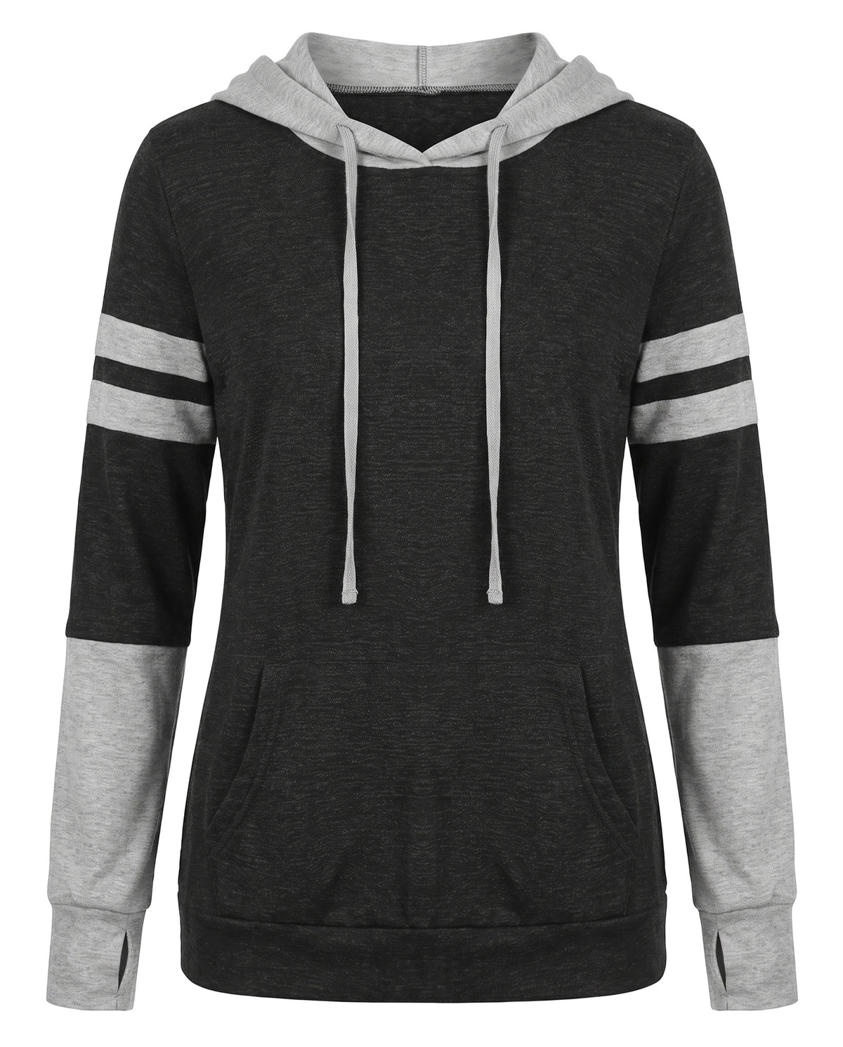 Ruth-Ophelia Women's Two-Tone Drawstring Hoodie