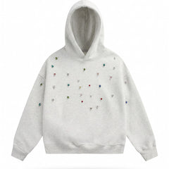 Aurelia-Harriet Women's Oversized Rhinestone Hoodie hero image