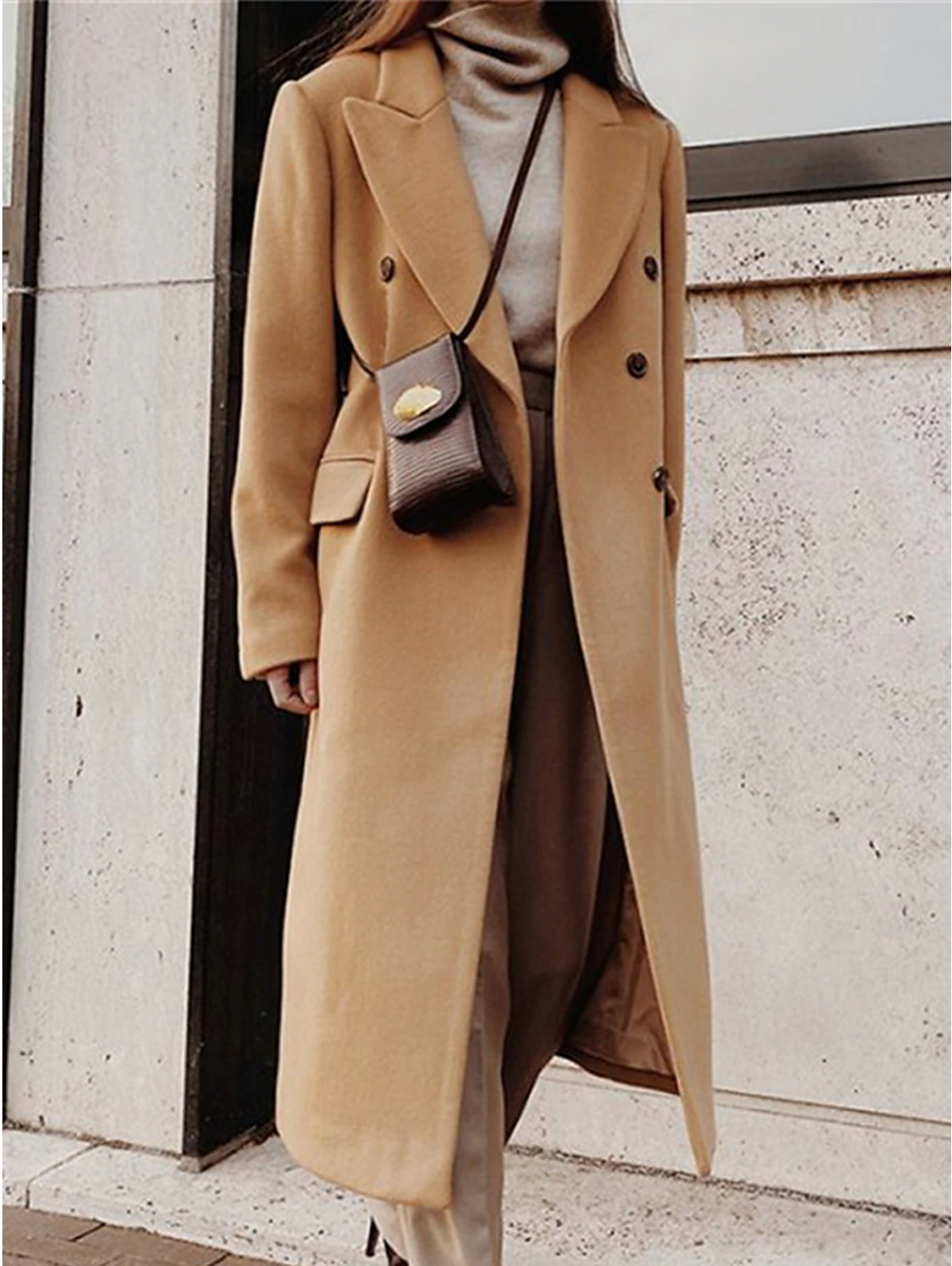 Petra | Women's Belted Double-Breasted Trench Coat