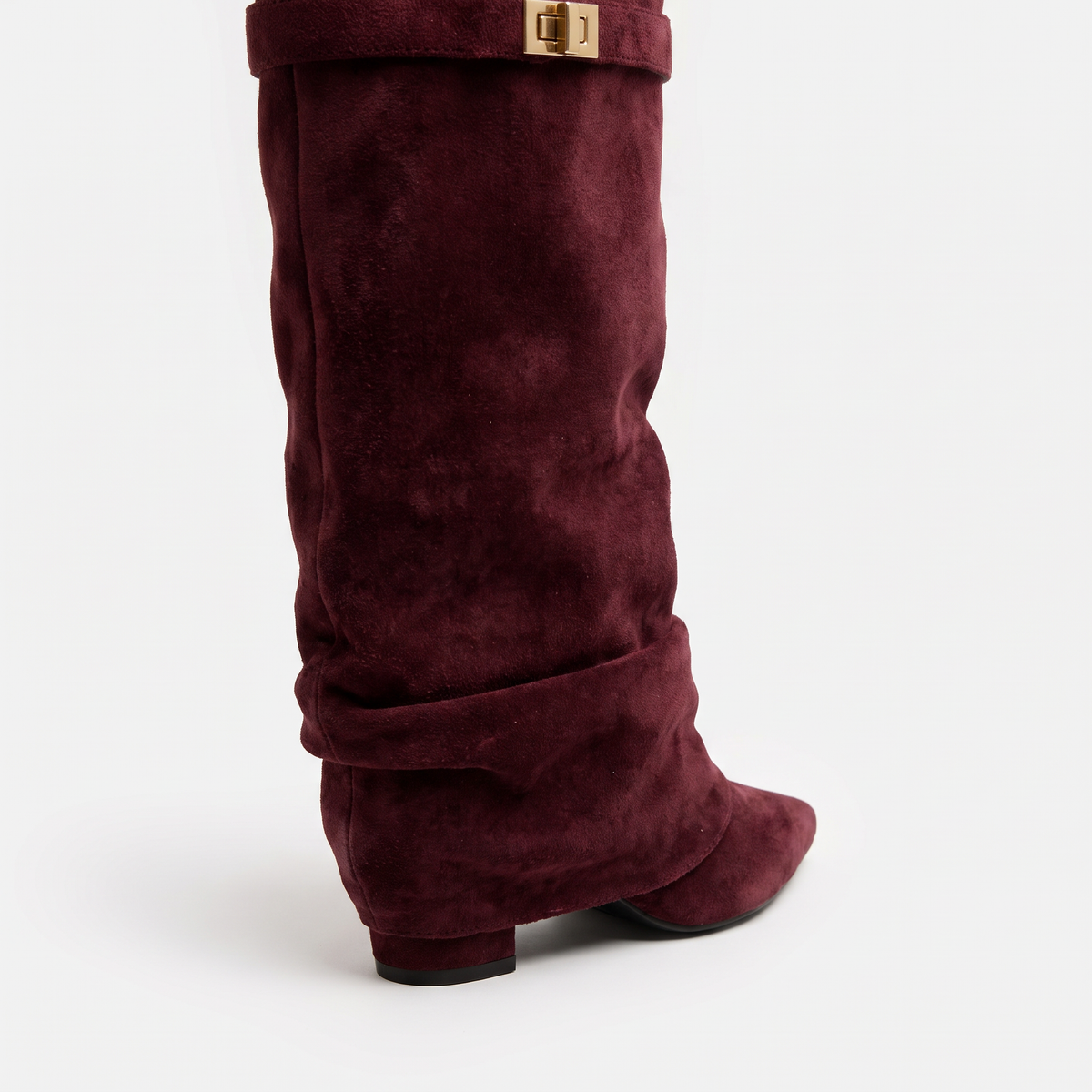 Dorothea-Hilda | Women's Buckle-Strap Knee-High Boots