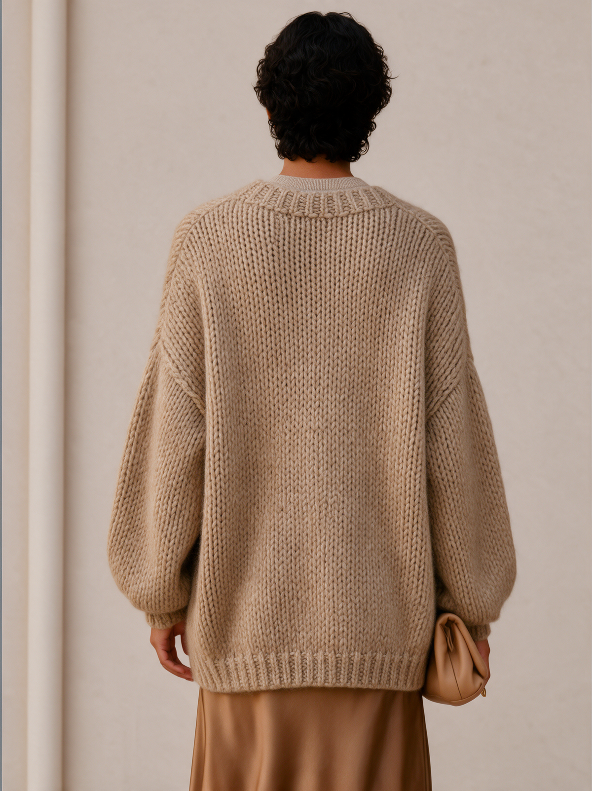 Petra | Women's Button Detail Relaxed Knit Cardigan