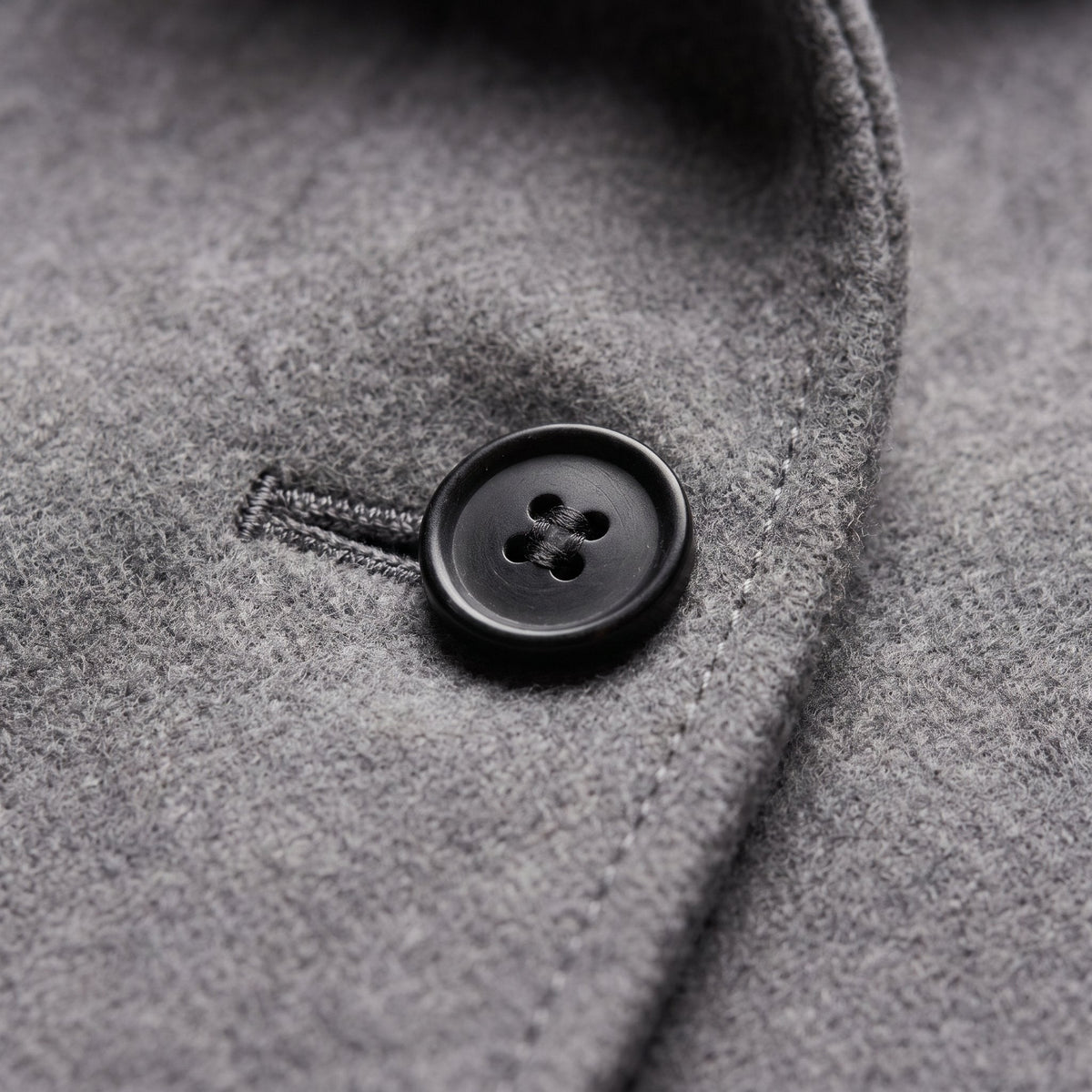 Frances-Violet | Women's Classic Button-Front Wool-Blend Trench Coat