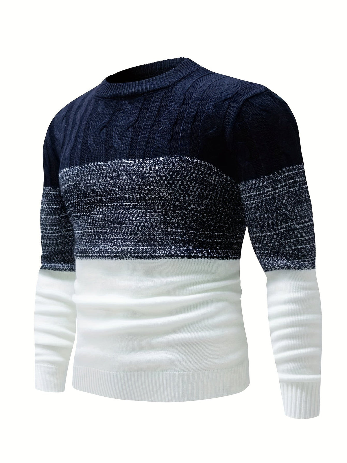 Renata | Women's Colour-Block Crew Neck Sweater