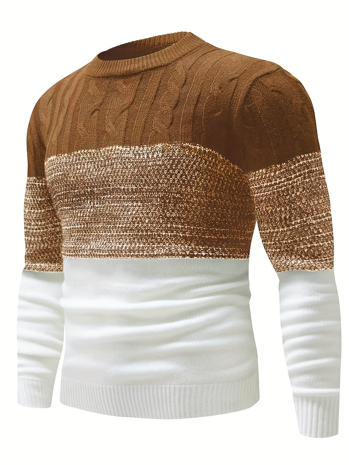 Renata | Women's Colour-Block Crew Neck Sweater