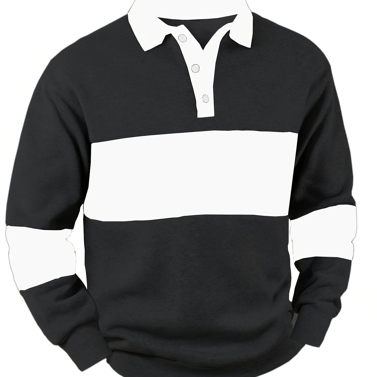 Eugenia | Women's Colour-Block Long Sleeve Polo Shirt
