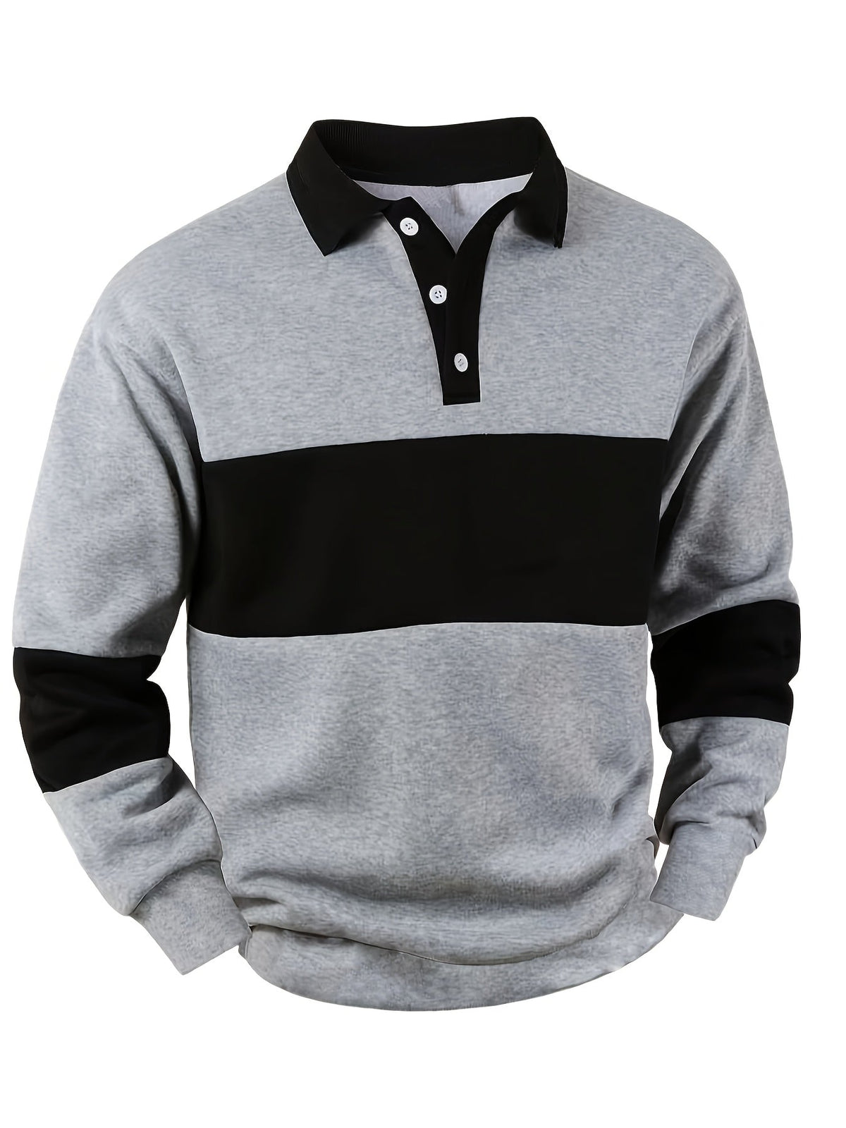 Eugenia | Women's Colour-Block Long Sleeve Polo Shirt