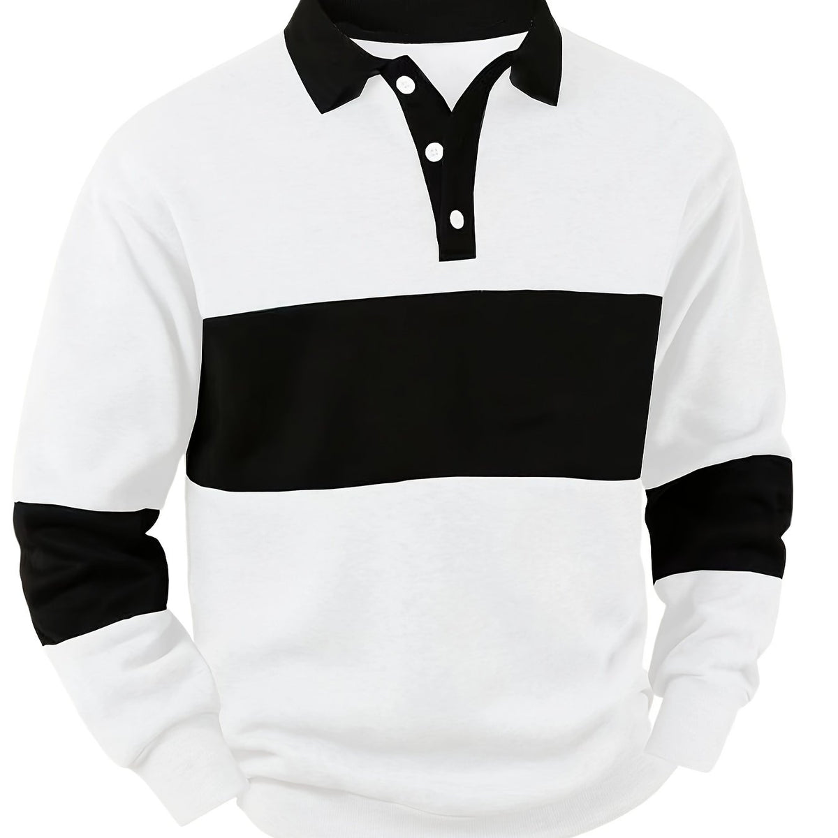 Eugenia | Women's Colour-Block Long Sleeve Polo Shirt