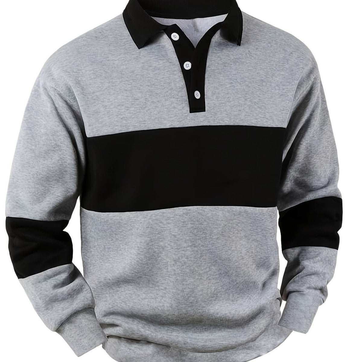 Eugenia | Women's Colour-Block Long Sleeve Polo Shirt