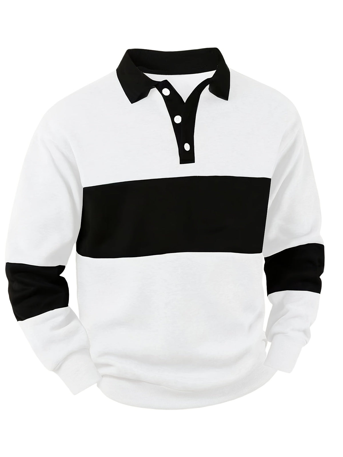 Eugenia | Women's Colour-Block Long Sleeve Polo Shirt