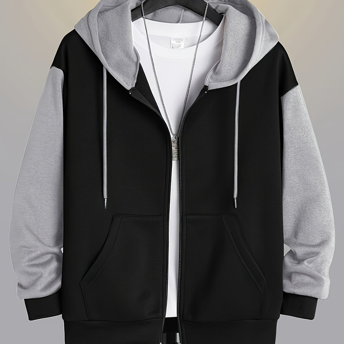 Frances | Women's Colour-Block Zip-Up Hoodie