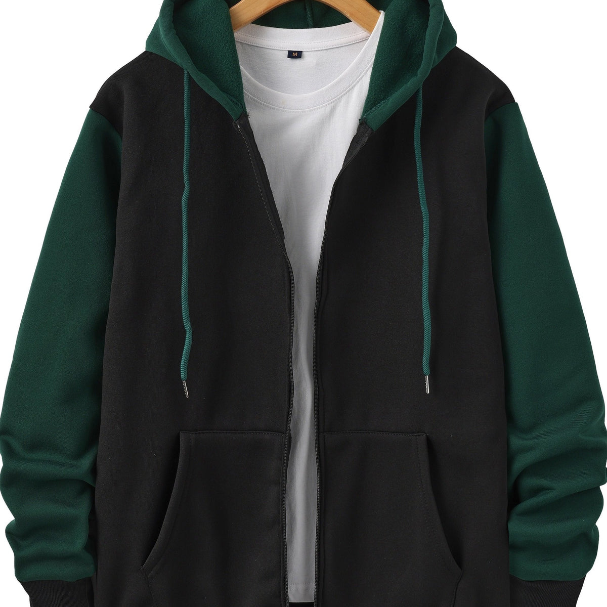 Frances | Women's Colour-Block Zip-Up Hoodie