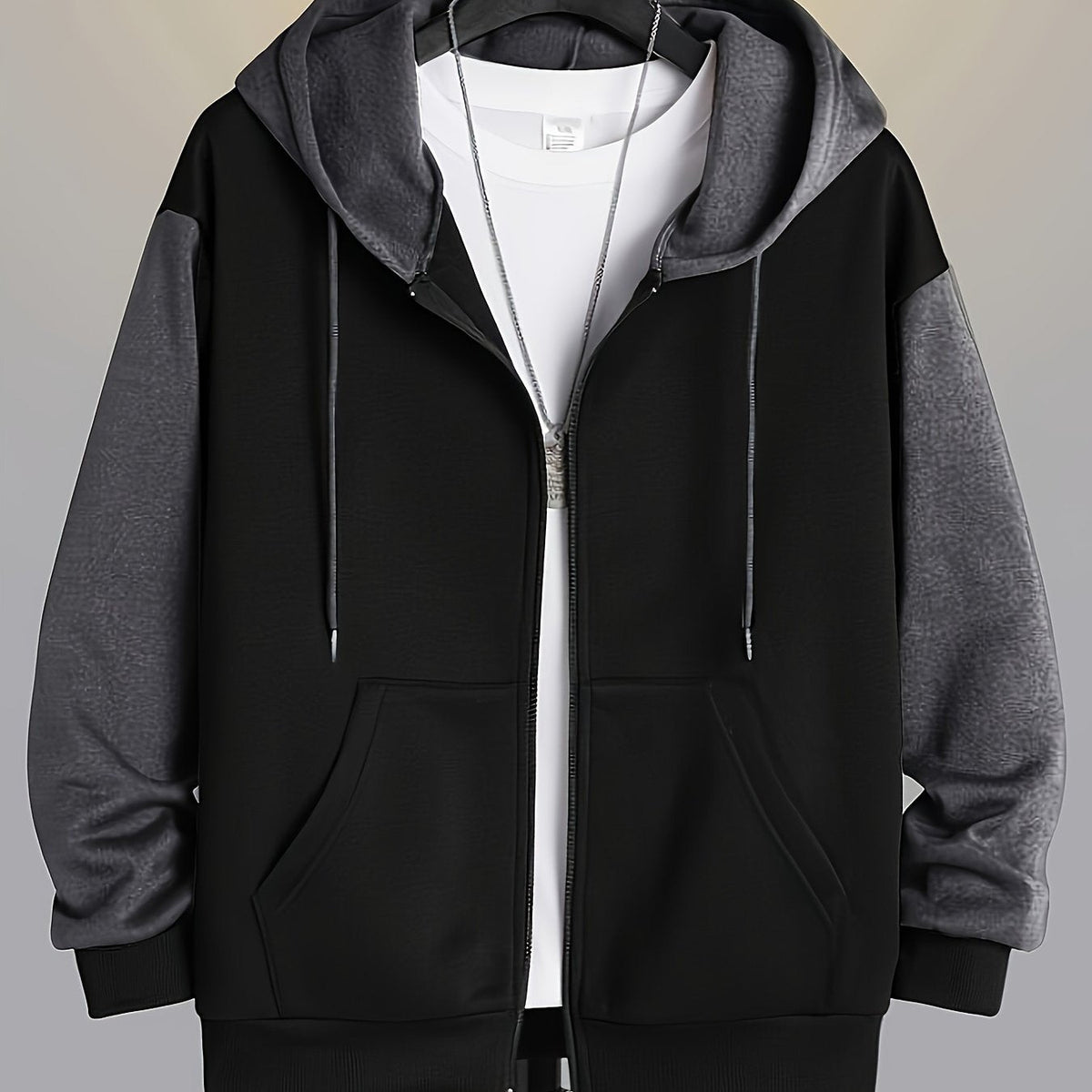 Frances | Women's Colour-Block Zip-Up Hoodie