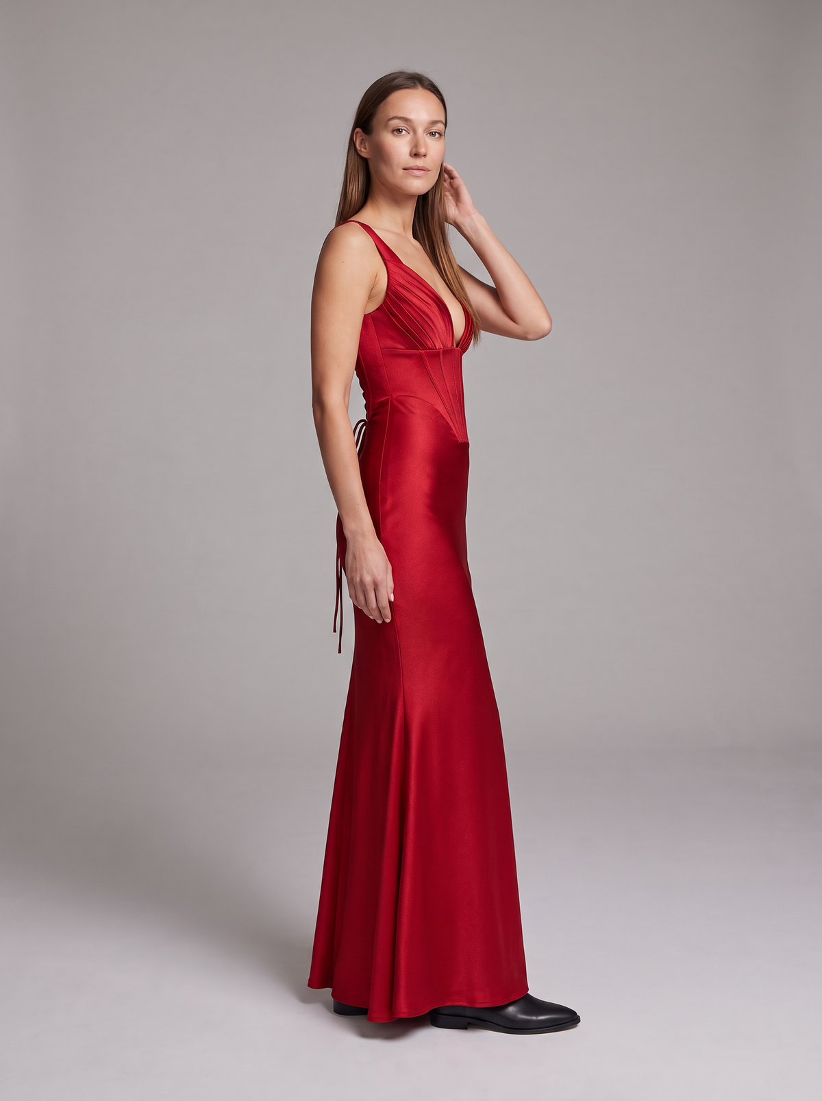 Rhea-Lydia | Women's Corset Maxi Dress