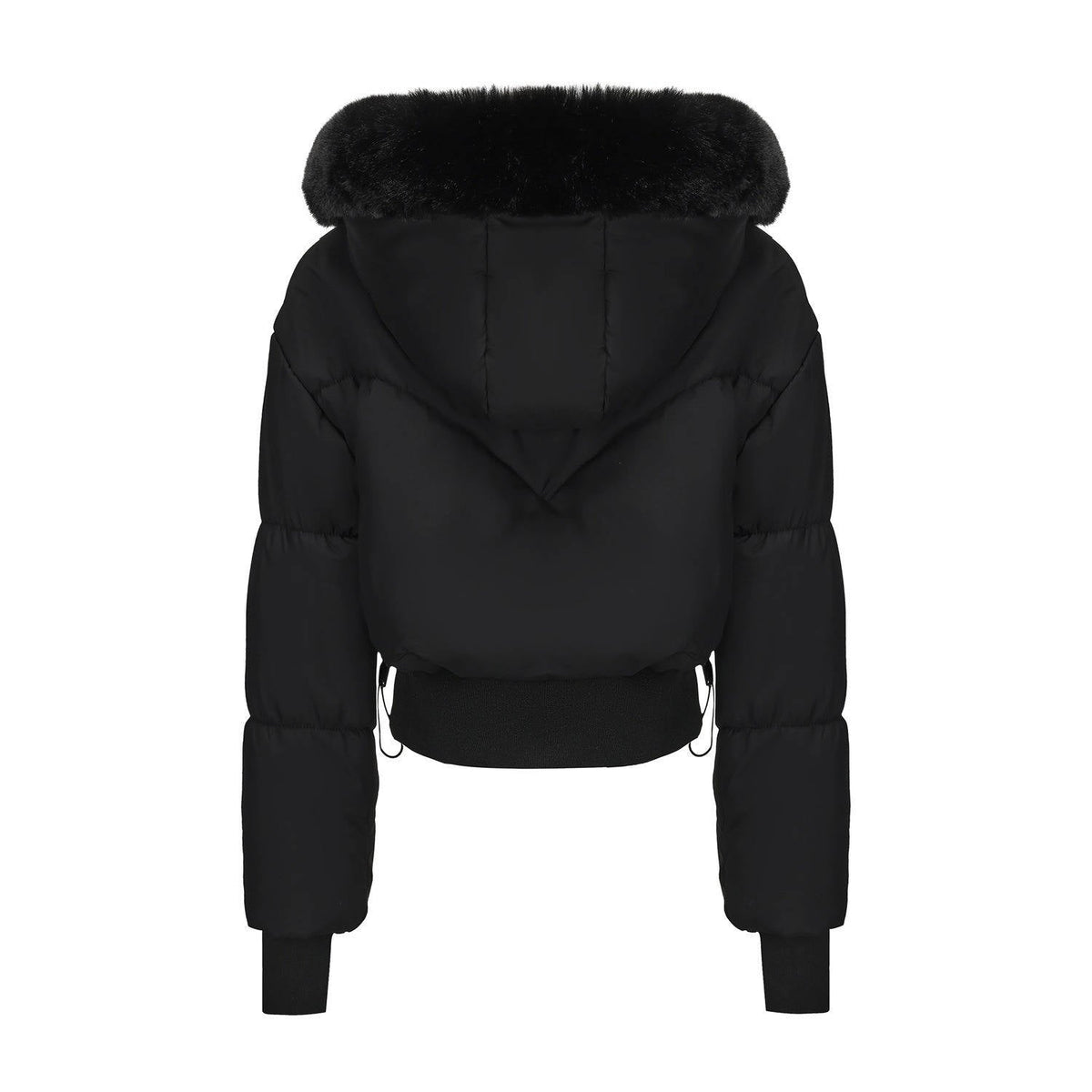 Meredith-Greta | Women's Cropped Hooded Puffer Jacket